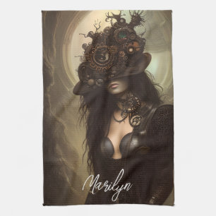 Linge De Cuisine Steampunk Cacher Les Yeux Oeuvres D'Art Originales