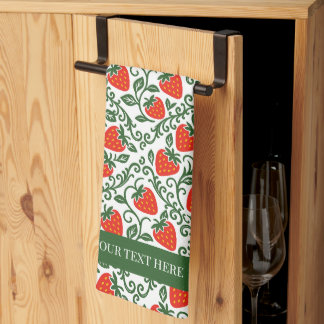 Linge De Cuisine Strawberry Rustic Farmhouse French Country