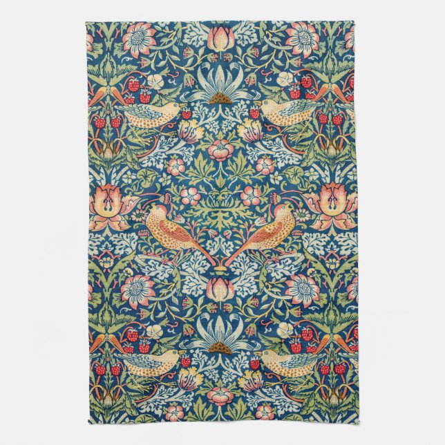 Linge De Cuisine Strawberry Thief, William Morris (Vertical)