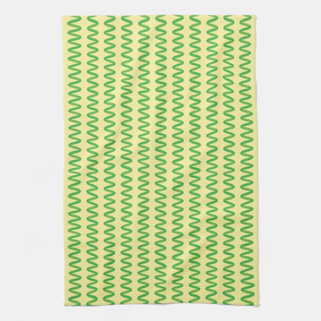 Linge De Cuisine Stunning Spirulina Kitchen Towel (Vertical)