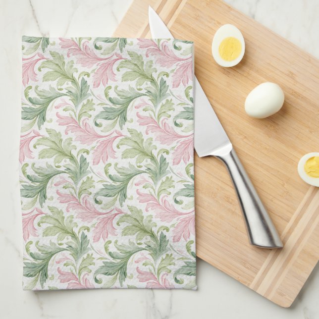 Linge De Cuisine Style Cottage Paisley  (Quart Plié)