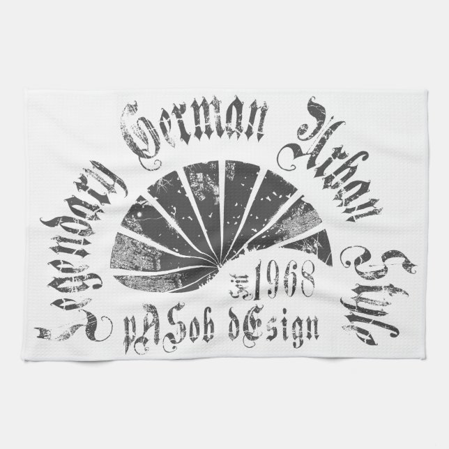 Linge De Cuisine Style urbain légendaire allemand (Horizontal)
