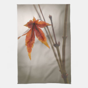 Linge De Cuisine Style Vintage japonais Feuille