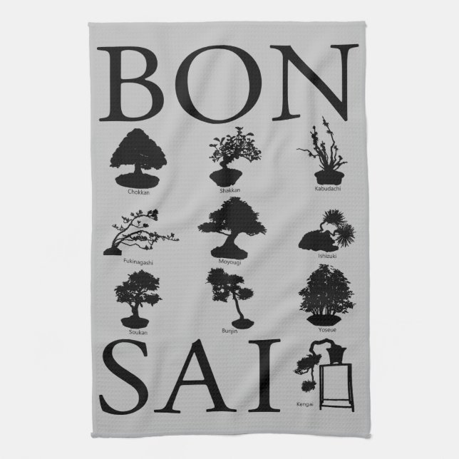 Linge De Cuisine Styles de base de l'arbre Bonsai (Vertical)