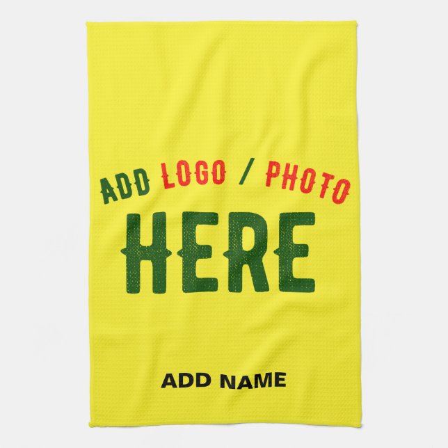 LINGE DE CUISINE STYLISH MODERN CUSTOM BRIGHT YELLOW VERIFIED BRAND (Vertical)