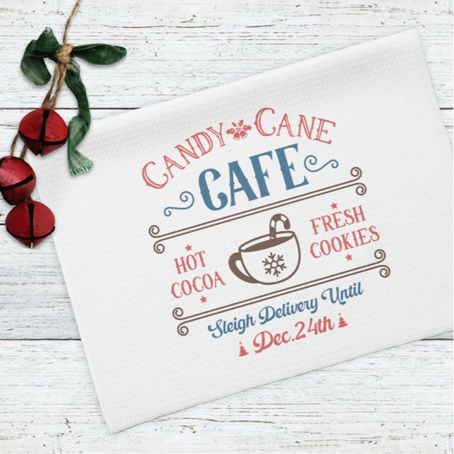 Linge De Cuisine Sucre de canne Café Noël de Noël (Créateur téléchargé)
