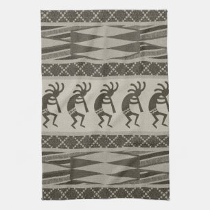 Linge De Cuisine Sud-ouest aztèque tribal de Kokopelli de motif