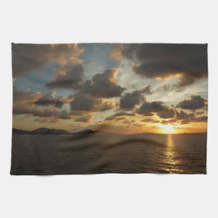 Linge De Cuisine Sunrise aux îles Virgin