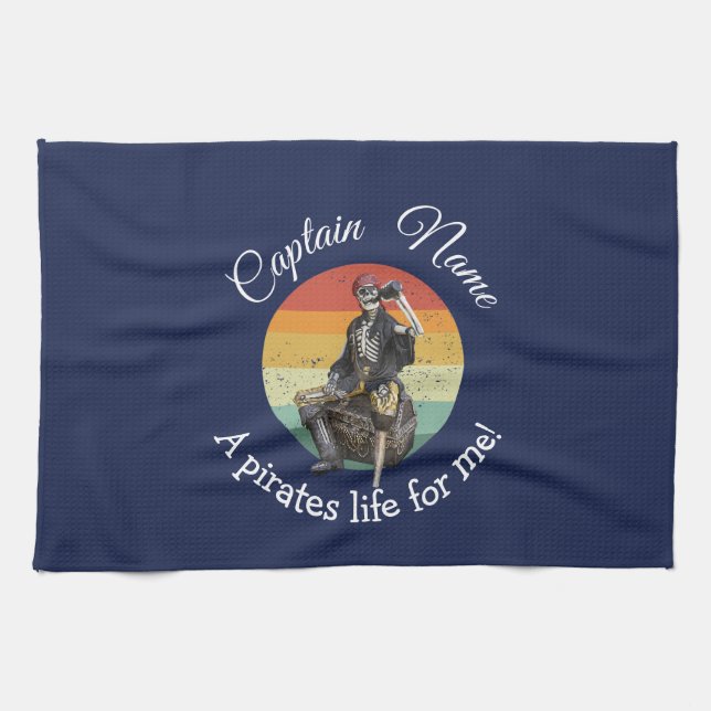Linge De Cuisine Sunrise Rum Skeleton Pride (Horizontal)