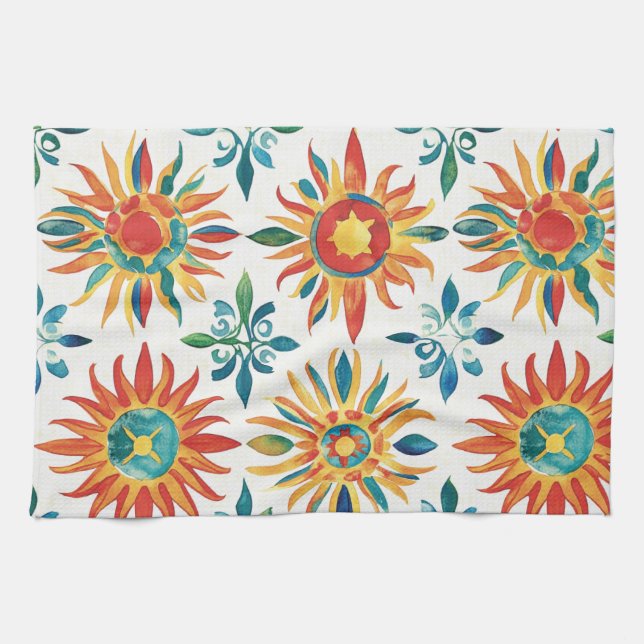 Linge De Cuisine Sunshine Motif (Horizontal)