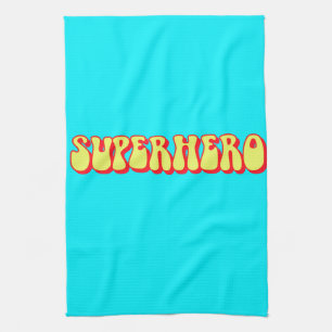 Linge De Cuisine Super-héros Rétro
