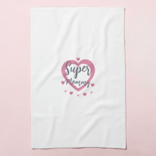 Linge De Cuisine Super Maman Cadeau Personnalisé Meilleure Maman Cu