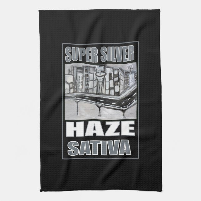 LINGE DE CUISINE SUPER SILVER HAZE SATIVA (Vertical)