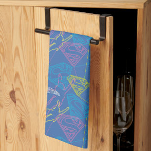 Linge De Cuisine Supergirl et logo en couleurs