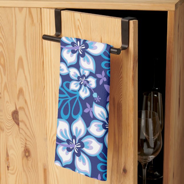 Linge De Cuisine Surf JUNGLE (COMBO BLEU) (Pliage en tiers)