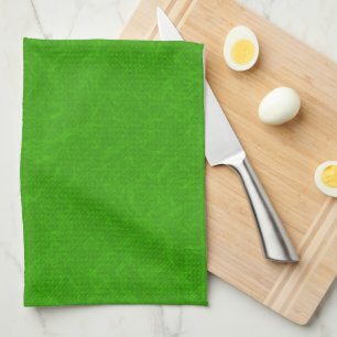 Linge De Cuisine Surface texturée vert clair à motif tourbillonnant