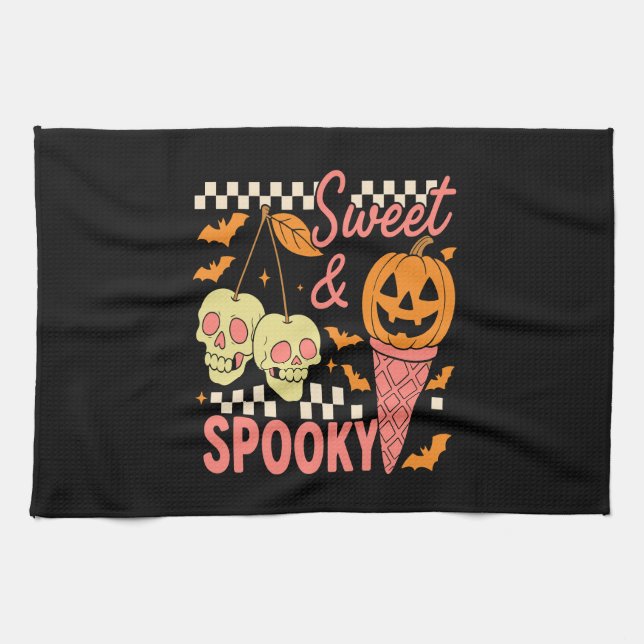 Linge De Cuisine Sweet and Spooky Cute Halloween (Horizontal)