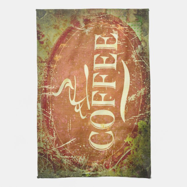 Linge De Cuisine SYMBOLE DE Café Lover (Vertical)