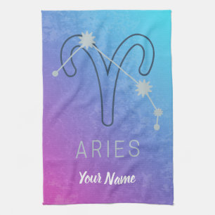 Linge De Cuisine SYMBOLE Étoile Zodiaque Aries Horoscope Constellat