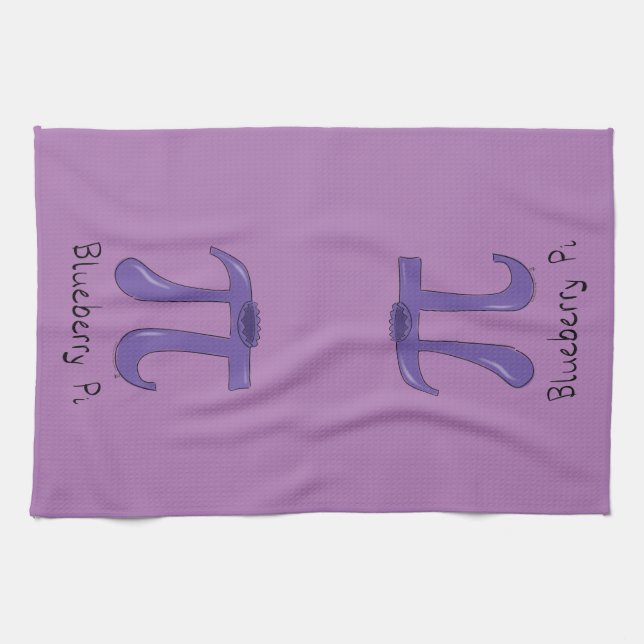 Linge De Cuisine Symbole mignon Blueberry Pi (Horizontal)
