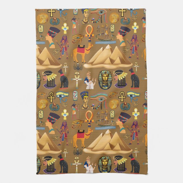 Linge De Cuisine SYMBOLE motif D'HIÉROglyphE ANCIEN (Vertical)