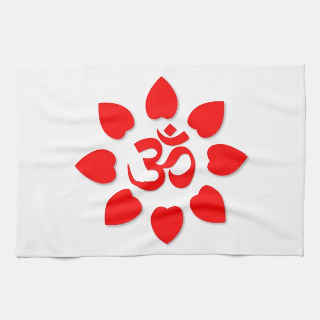 Linge De Cuisine Symbole Om (Horizontal)