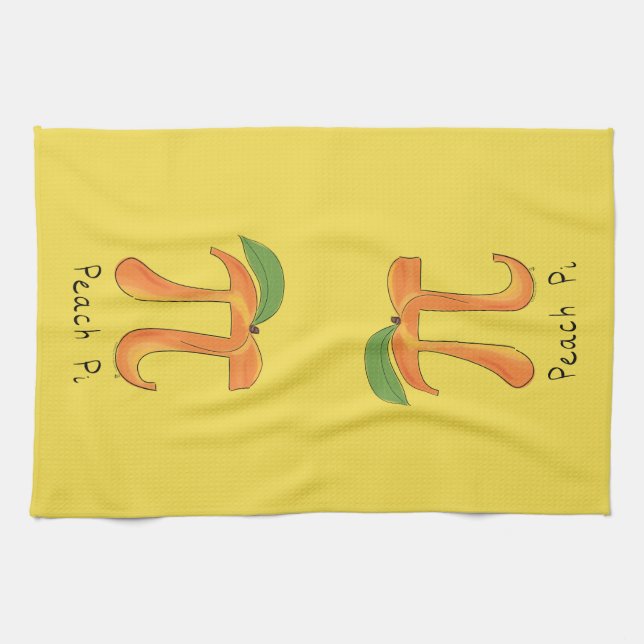 Linge De Cuisine Symbole Peach Pi Enseignant Math (Horizontal)