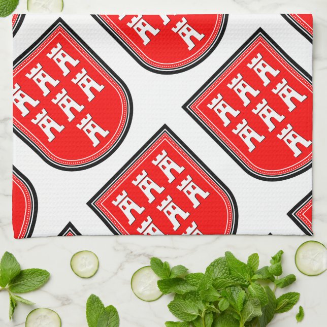 Linge De Cuisine SYMBOLE Saxe (Plié)