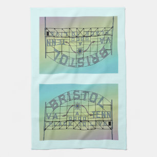 Linge De Cuisine Symbole Slogan Bristol vintage