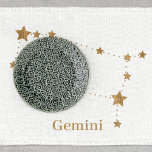 Linge De Cuisine SYMBOLE Zodiaque Moderne Gemini Or | Air de l'élém<br><div class="desc">SYMBOLE Zodiaque Moderne Gemini Or | Air de l'élément</div>