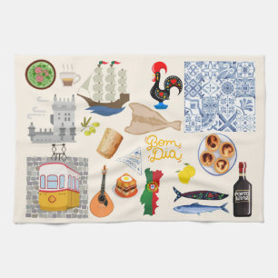 Linge De Cuisine Symboles du Portugal Amoureux du Voyage