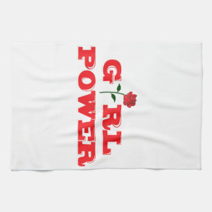 Linge De Cuisine T-shirt Girl Power - Femmes féministes fantastique