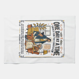 Linge De Cuisine T-shirt graphique Jésus Soignant Parents Âgés Chri