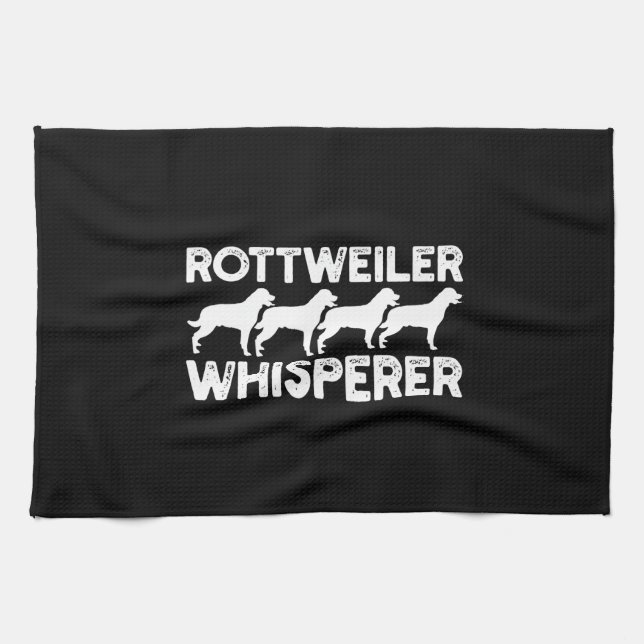 Linge De Cuisine T-shirt Rottweiler (Horizontal)