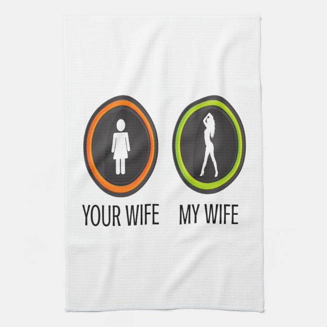 Linge De Cuisine Ta Femme Ma Femme (Vertical)