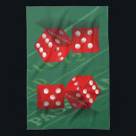 Linge De Cuisine Table de craps avec dés Las Vegas<br><div class="desc">* Dice Las Vegas sur une table de craps, un délicieux accessoire de cuisine pour les événements à thème casino, les joueurs ou la nuit de poker! * Dimensions : 16 po x 24 po * 80 % de polyester tissé durable/ 20 % de polyamide mélangé microfibre * Personnaliser en...</div>