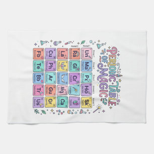 Linge De Cuisine Table périodique Licorne de Magie Cadeau Mignon Te