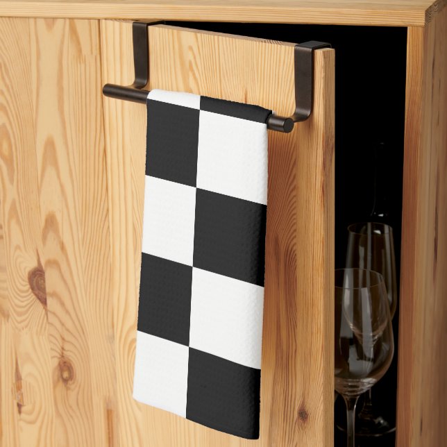 Linge De Cuisine tableau d'échecs (Pliage en tiers)