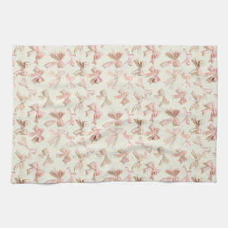 Linge De Cuisine TabLIER À NŒUD COQUET | Motif Ruban Rose Blush