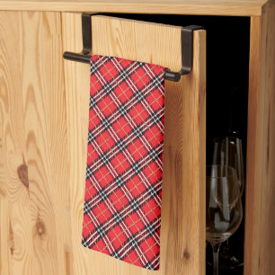Linge De Cuisine Tablier de cuisine à carreaux rouges