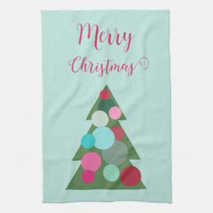 Linge De Cuisine Tablier de cuisine arbre de Noël rétro