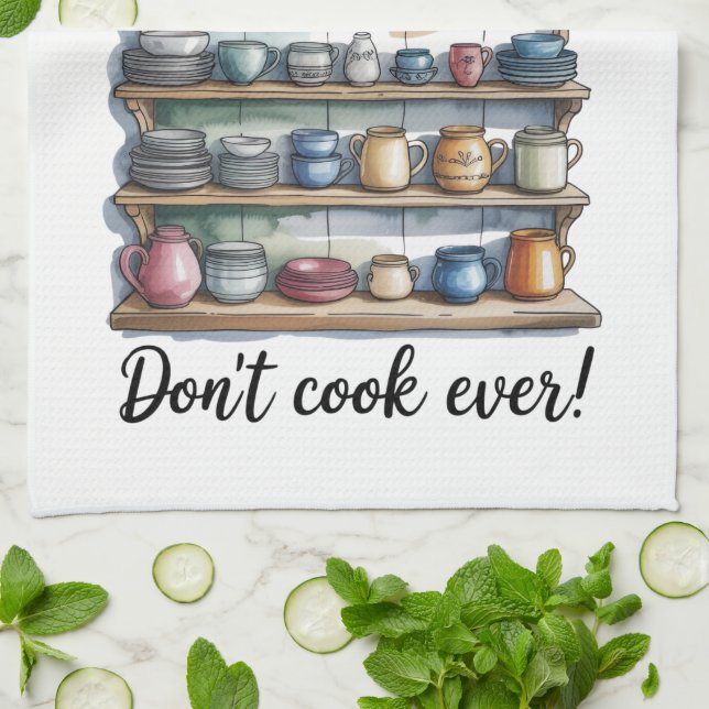 Linge De Cuisine Tablier de cuisine avec citation drôle (Plié)