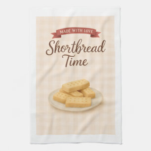 Linge De Cuisine Tablier de cuisine avec recette de shortbread Cade