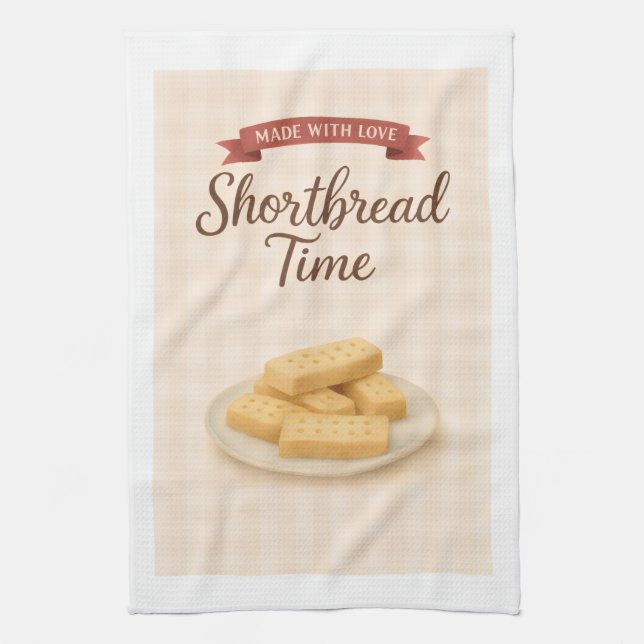 Linge De Cuisine Tablier de cuisine avec recette de shortbread Cade (Vertical)