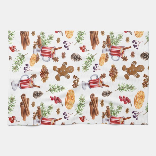 Linge De Cuisine Tablier de cuisine de vacances (Horizontal)