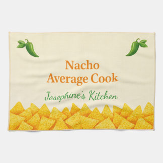 Linge De Cuisine Tablier de cuisine drôle personnalisé Nacho Averag