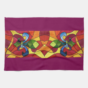 Linge De Cuisine Tablier de cuisine en h&eacute;ritage mosa&iuml;qu