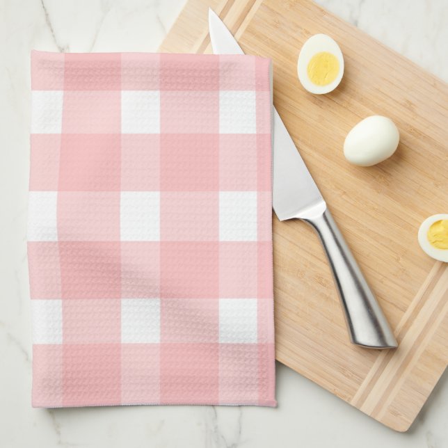 Linge De Cuisine Tablier de cuisine en vichy rose (Quart Plié)
