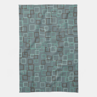 Linge De Cuisine Tablier de cuisine gris bleu rétro