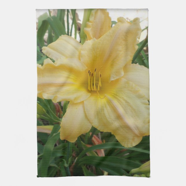 Linge De Cuisine Tablier de cuisine Jaune Fleur de Lys (Vertical)